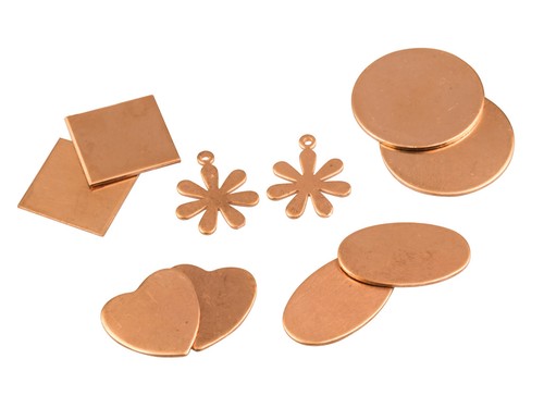 Copper blanks mixed set - blanks,