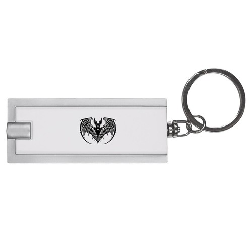 Spooky bat led keyring torch - led,