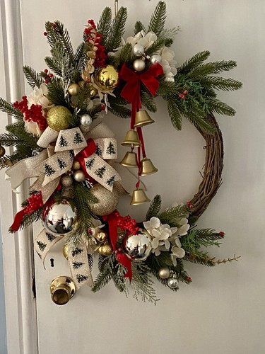Artificial christmas wreath - artificial,