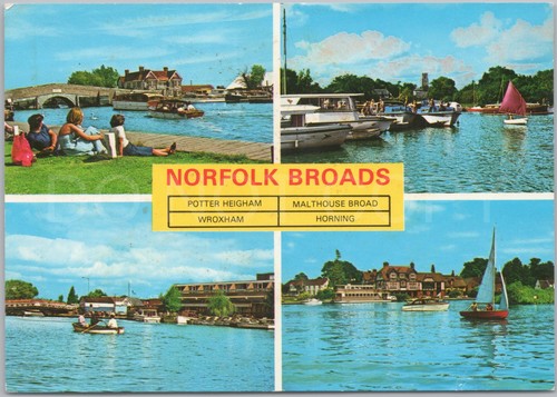 Norfolk broads boats sailing - norfolk,