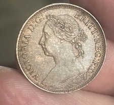 1886 Farthing Victorian Coin
