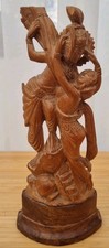 Wood Carving Radha Krishna