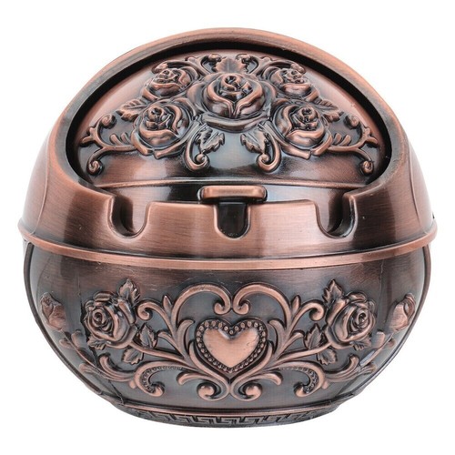 Retro copper metal - copper, ashtray