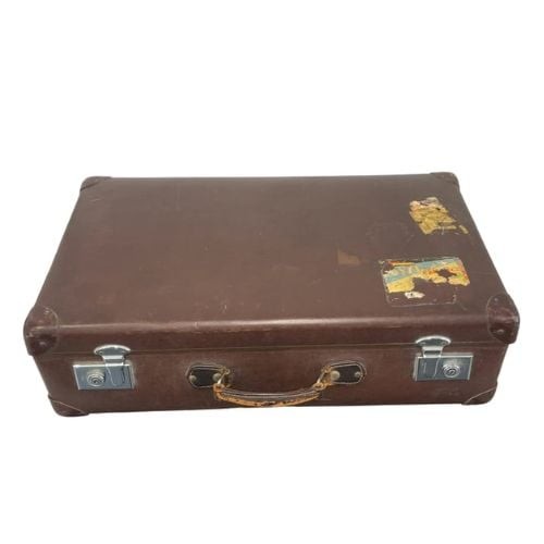Vintage globe trotter brown - globe,
