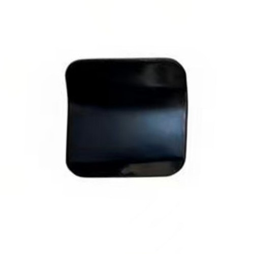 Black rear tow hook cover - black,
