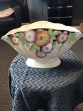 Price Kensington Floral Decoration Lustre Ware Oval Vase