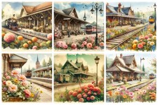 VINTAGE TRAIN STATIONS