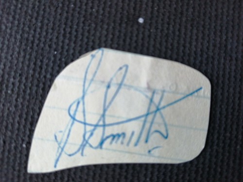 Dave smith signed piece - smith,