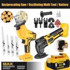 New Cordless Oscillating Multi Tool / Reciprocating Saw w/ Blades for DeWalt 18V