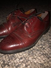 HENLEY Henley Ox-Blood Mens Gents Brogues Shoes 7 Made in Italy VGC