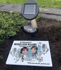 Weatherproof grave marker