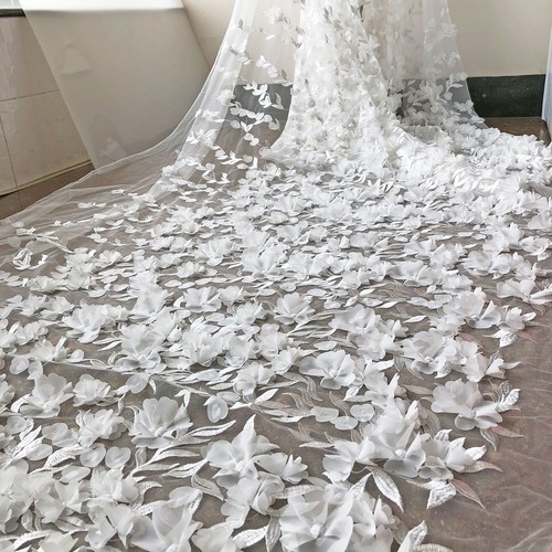 Embroidery flower lace - 3d,