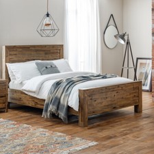 Wood Oak Bed, Hoxton Low Foot