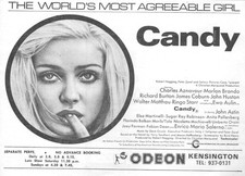 A5 Film Magazine Advert Candy 1968 Ewa Aulin Walter Matthau Ringo Starr
