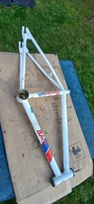 RALEIGH  BURNER BMX MK2 MK 2 FRAME   OLD RARE VINTAGE 1980'S WHITE