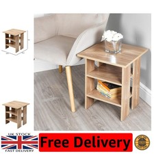 Chic 2 Tier Oak Side Table -