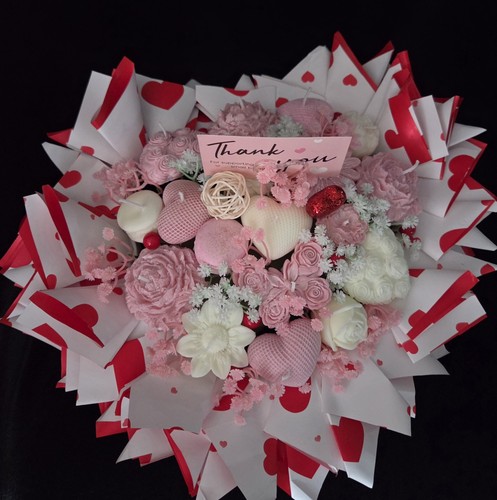 Large bouquet scented candles - large,
