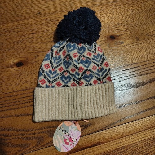Powder ladies bobble hat with