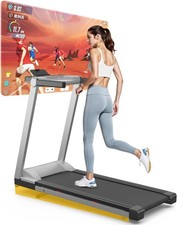 Foldable Treadmill 112x42cm 159kg Heavy Duty 16km/h 6% Incline Running Machine