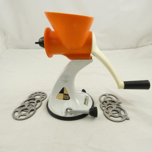 Vintage spong meat mincer - meat,