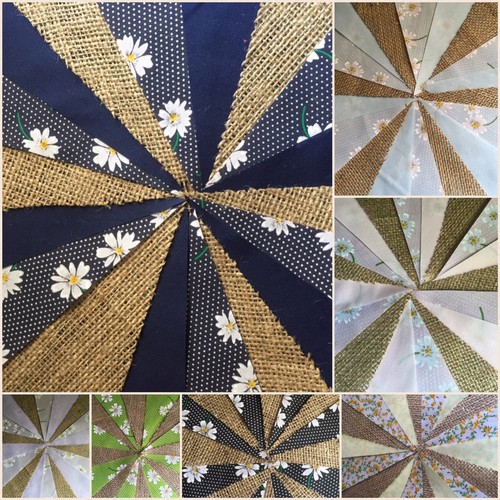 Handmade fabric daisy - handmade,