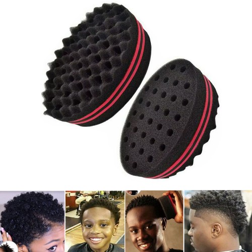 Wave barber sponge - brush, for