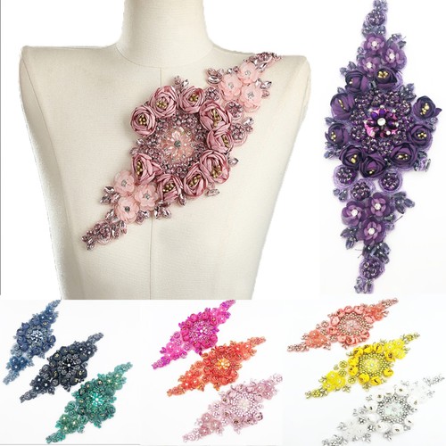 Floral lace applique - lace,