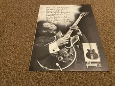 JBF40 ADVERT 11X8 B. B. KING & GIBSON GUITARS