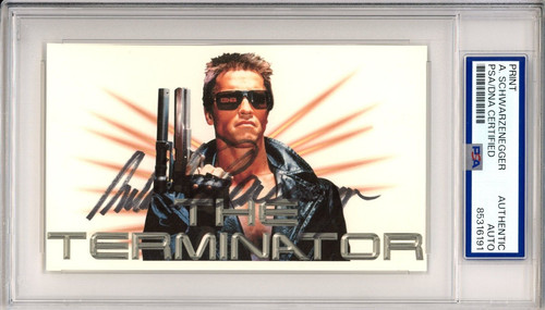 Signed arnold schwarzenegger - signed,