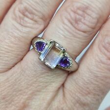 Anahi Ametrine And Amethyst Sterling Silver Ring