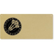 'Dartboard With Darts' Large