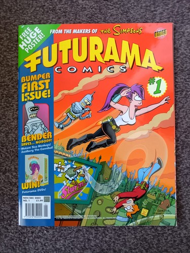 Futurama comics first issue - first,