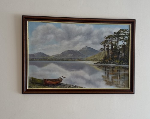 Oil board painting - oil,