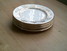 Set of 6 Vintage Tea Plates by