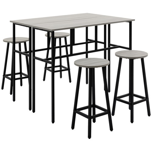 Homcom piece bar table set - homcom,