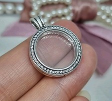 Genuine Pandora Medium Sparkling Floating Locket Pendant   ? 925 ALE 