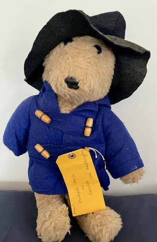 Vintage paddington bear - paddington, soft