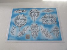 Laminated Tattoo Flash Sheets
