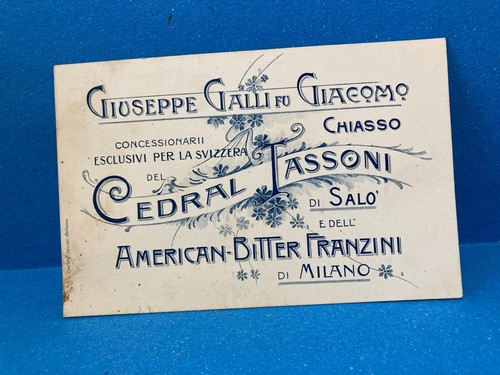 Advertising postcard cedral - advertising,