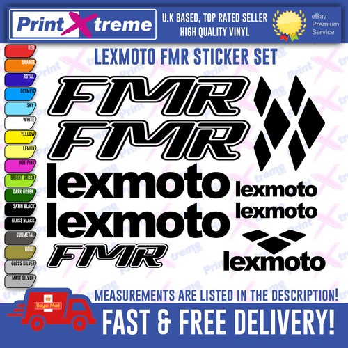 Lexmoto fmr scooter - stickers, /