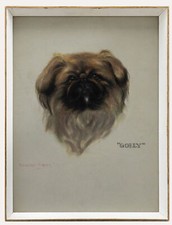 Framed 20th Century Pastel - Portrait of Golly