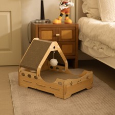 Cat House Scratcher Cardboard