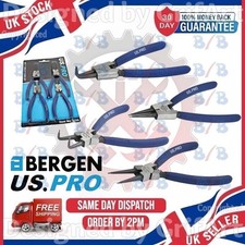 4PC 7" SNAP RING PLIER SET