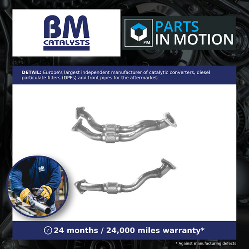 Exhaust front down pipe fits - exhaust,