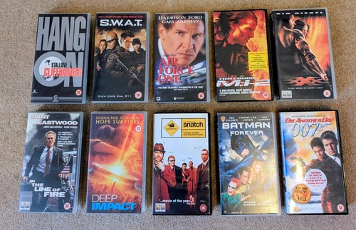 Vhs action movies - vhs,