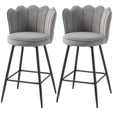 HOMCOM Bar Stools Set of 2