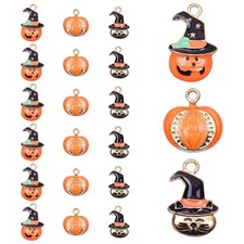 18pcs Halloween Charm Pendants