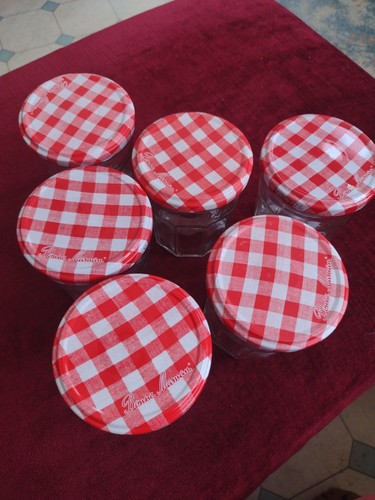 Bon maman glass jam jars - x,