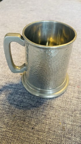 Vintage pewter glass - vintage,