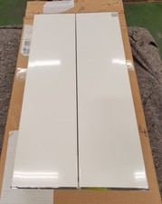 TL2198 ZEHNDER BLA060033 9016 BLOK RADIATOR.TRAFFIC WHITE GLOSS/CHROME 590X327MM
